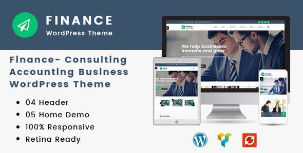 Finance v1.4.8 - Consulting Accounting WordPress Theme