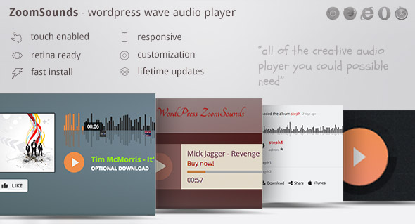 ZoomSounds v6.90 - WordPress Audio Player